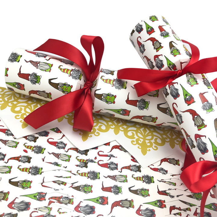 Bright Nordic Gonks | Christmas Cracker Making Craft Kit | Make &amp; Fill Your Own