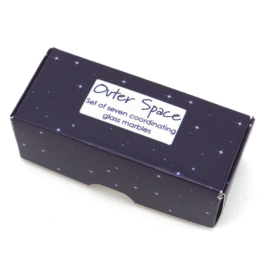 Outer Space | Mini Box of Marbles for Kids | Cracker Filler | Party Bag Gift
