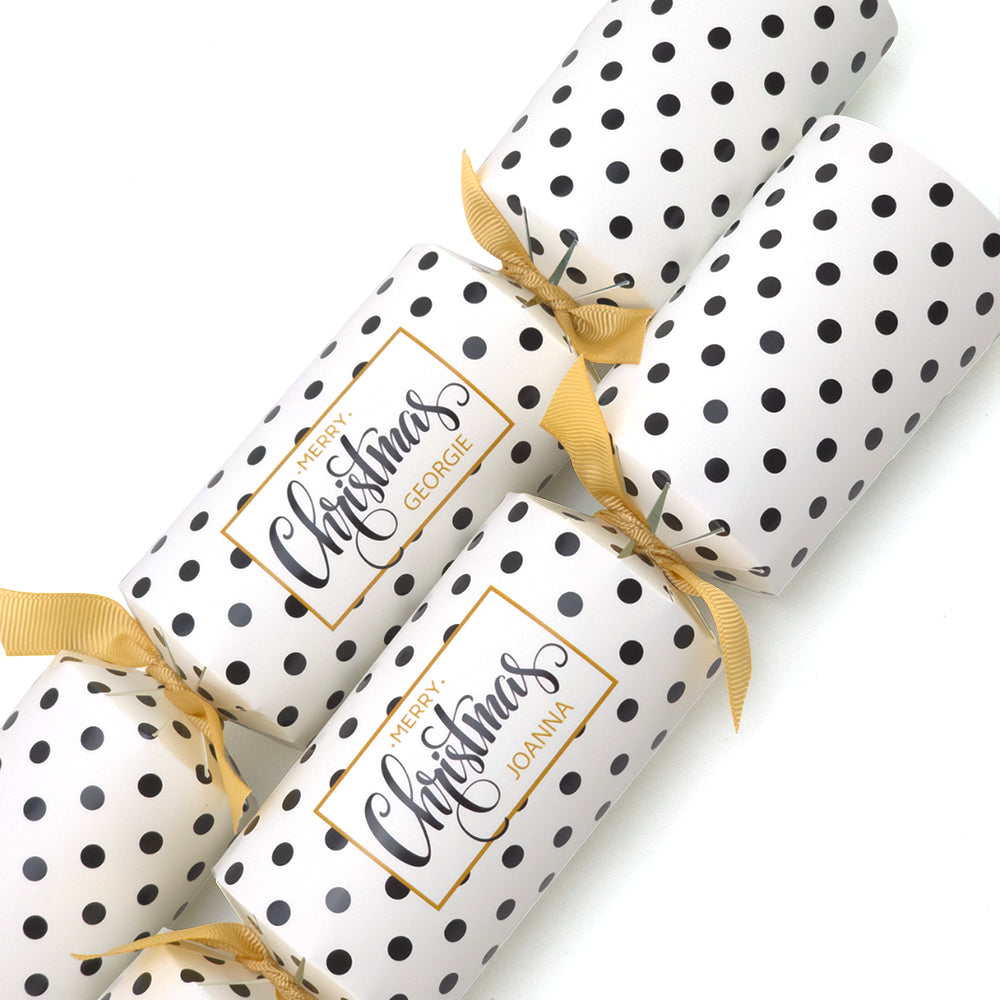 Personalised Cracker Making Craft Kit | Christmas Spots | Minimum 4