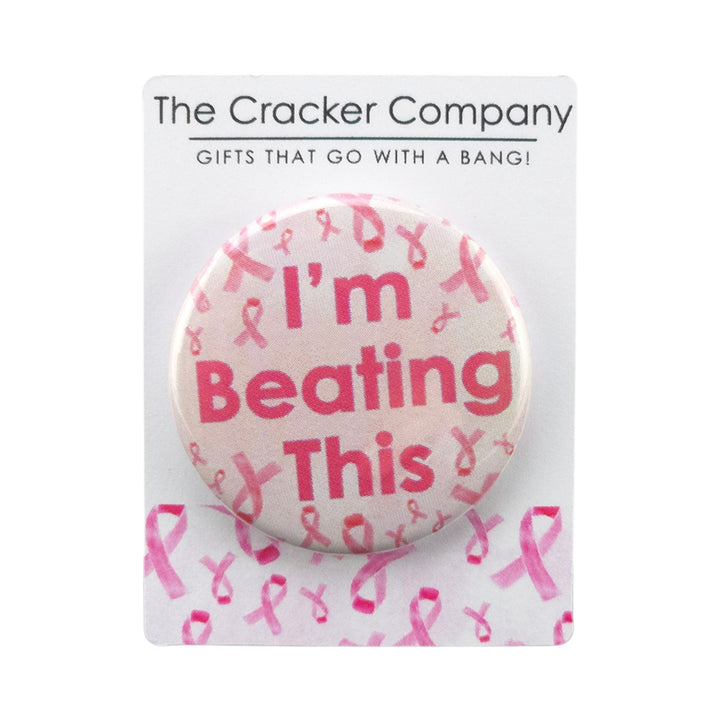 I'm Beating This | 38mm Button Pin Badge | Little Gift | Cracker Filler