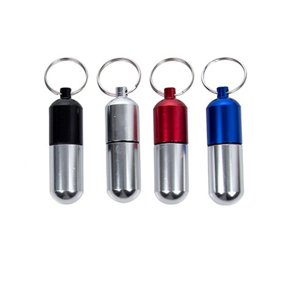 Pill Holder Metal Keyring | Single | Mini Gift | Cracker Filler