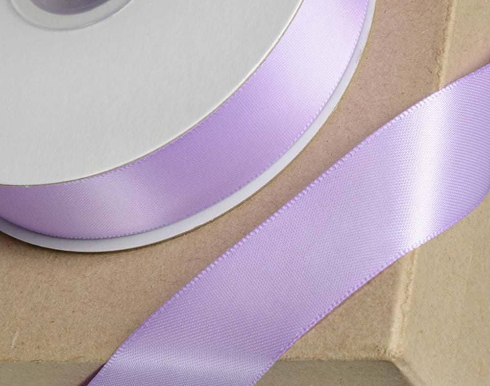 15mm or 23mm Double Faced Satin Ribbon | 25m Long