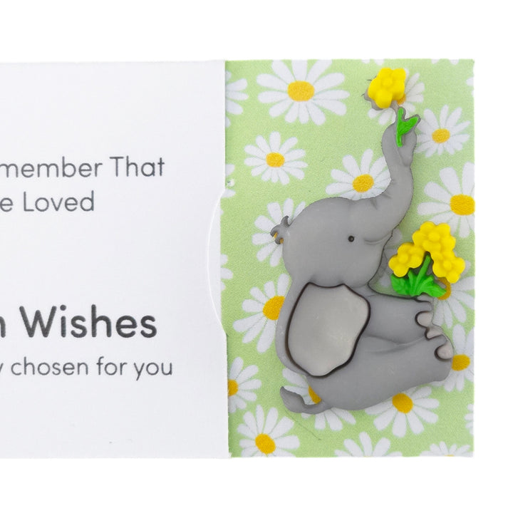 Always Remember That You’re Loved | Button Wishes Sew On Token | Cracker Filler