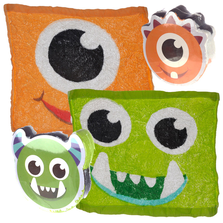 Cute Monster | Compressed Flannel | Single | Mini Gift | Cracker Filler