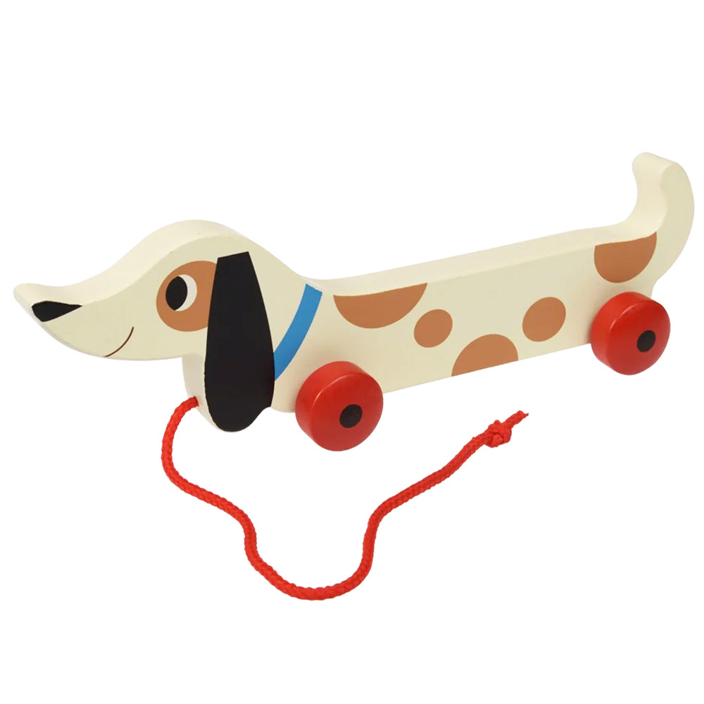 Sausage Dog | Wooden Pull Along Toy | Dachshund | Kids 12m+