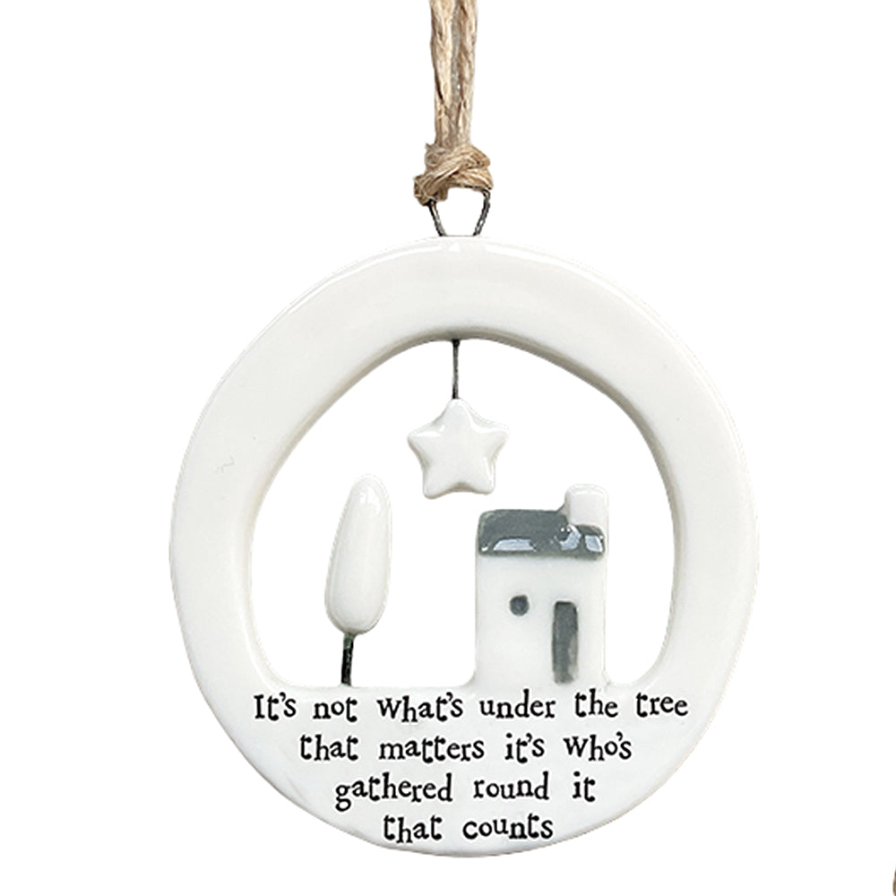 Not What's Under The Tree | Ceramic Ornament | Cracker Filler | Mini Gift