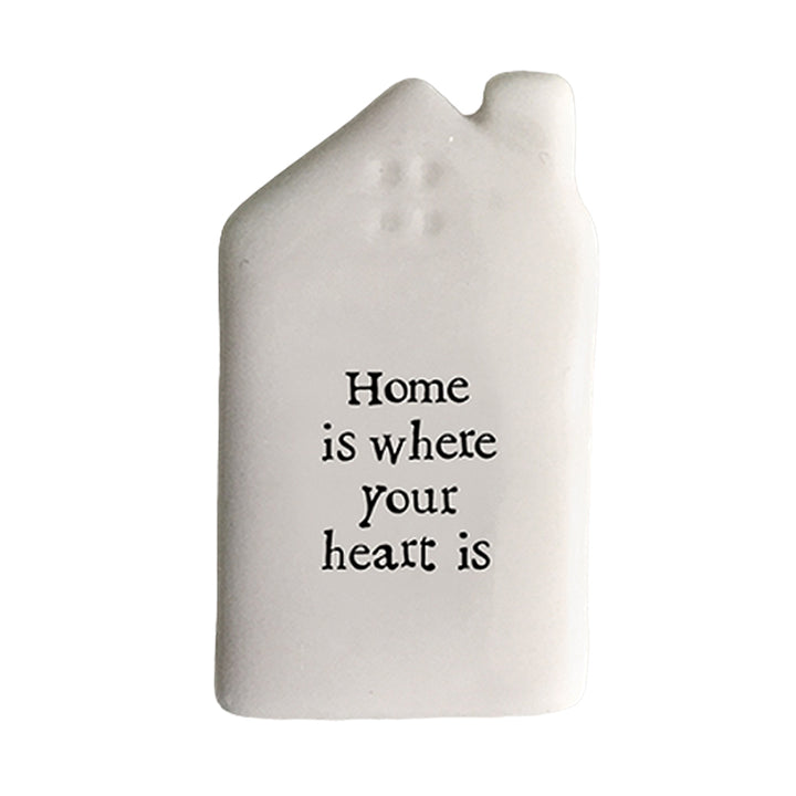 Home is Where Your Heart Is | Ceramic Token | Cracker Filler | Mini Gift