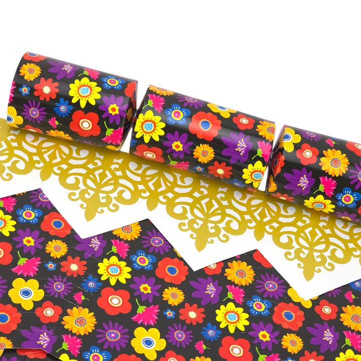 Mini Retro Flowers | Cracker Making Craft Kit | Make &amp; Fill Your Own