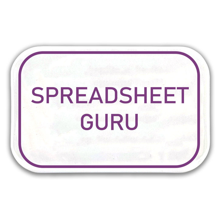 Spreadsheet Guru | Fun Magnet | Office Banter | Cracker Filler Gift