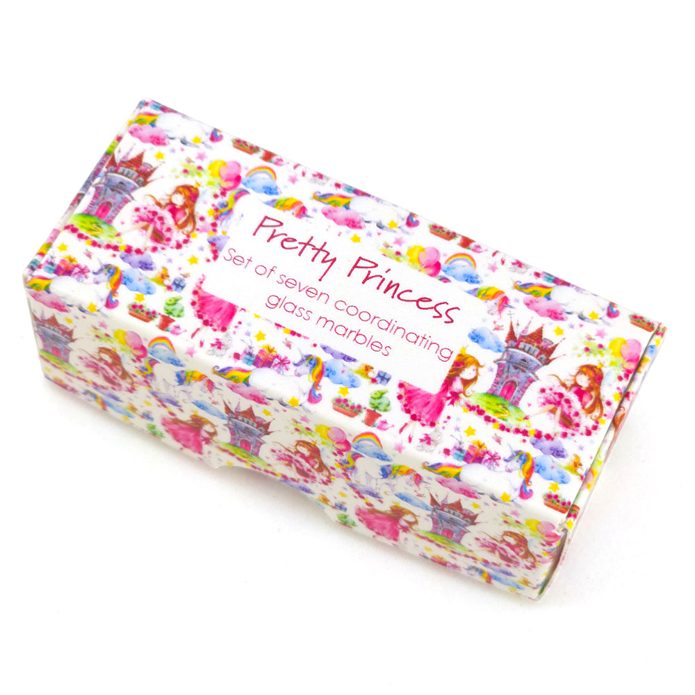 Pretty Princess | Mini Box of Marbles for Kids | Cracker Filler | Party Bag Gift