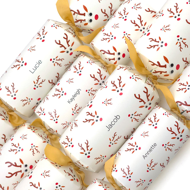 Personalised Cracker Making Craft Kit | Googly Rudolph | Minimum 4