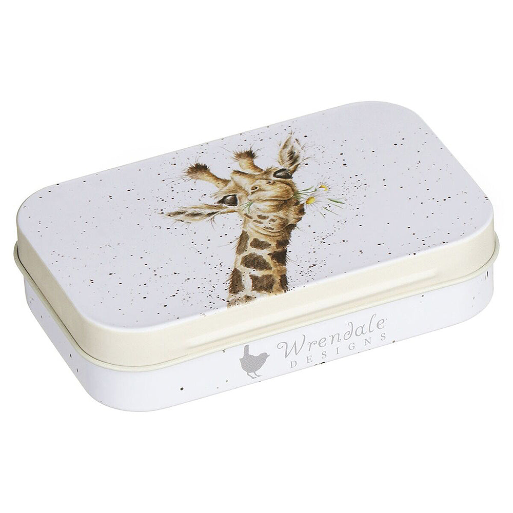 Cute Giraffe | 9cm Wrendale Lidded Tin | Cracker Filler | Mini Gift