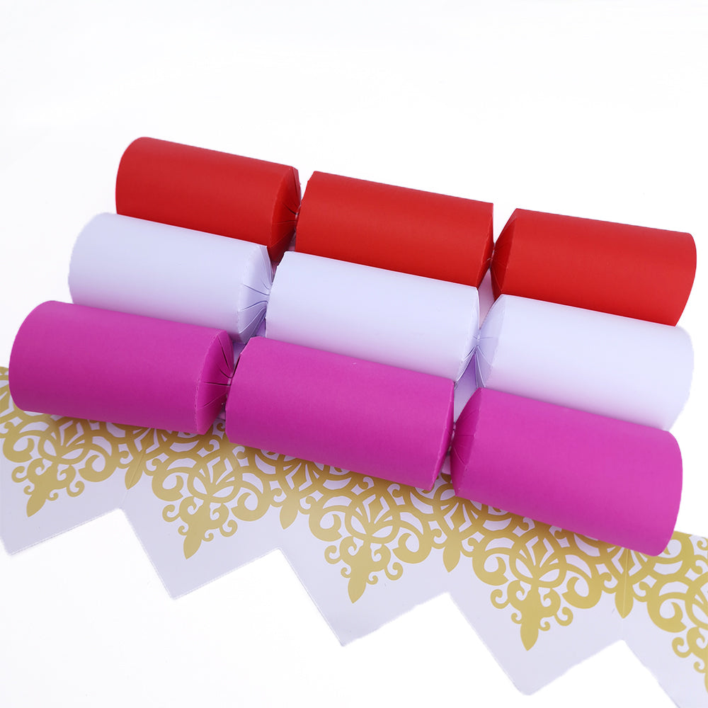 Valentines Tones | Craft Kit to Make 12 Crackers | Recyclable | Cracker Making