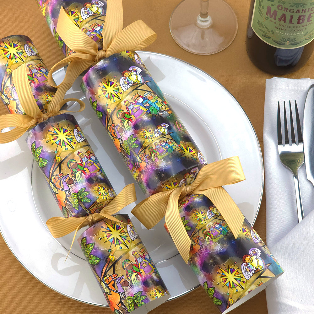 Kids Nativity | Christmas Cracker Making Craft Kit | Make &amp; Fill Your Own