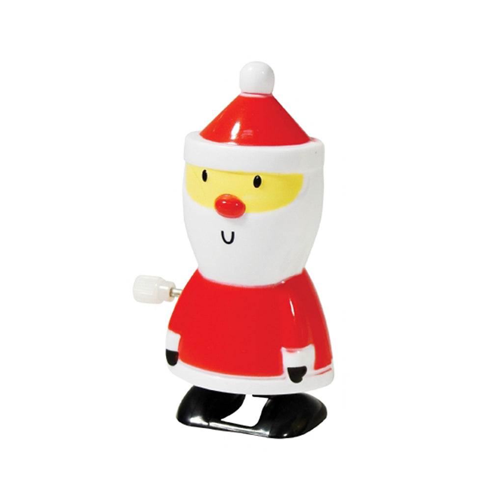 8cm Wind Up Santa | Christmas Cracker Filler | Mini Gift