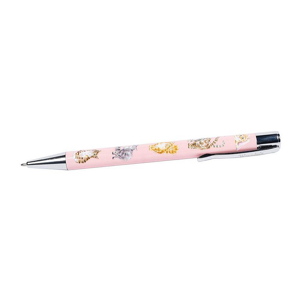 Wrendale Designs Cats Ballpoint Pen in Gift Tube | Mini Gift