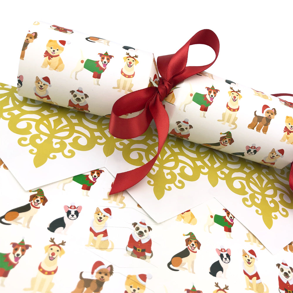 Christmas Dogs | Cracker Making Craft Kit | Make & Fill Your Own