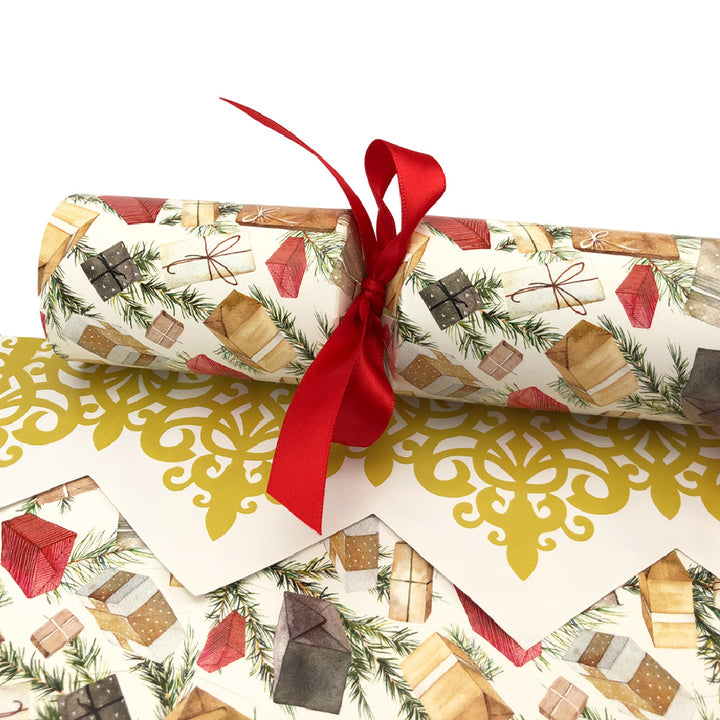 Pine and Presents | Christmas Cracker Making Craft Kit | Make & Fill Your Own