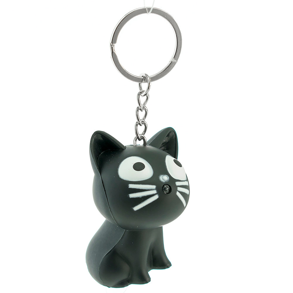 Light Up Pussy Cat Keyring | Single | Mini Gift | Cracker Filler