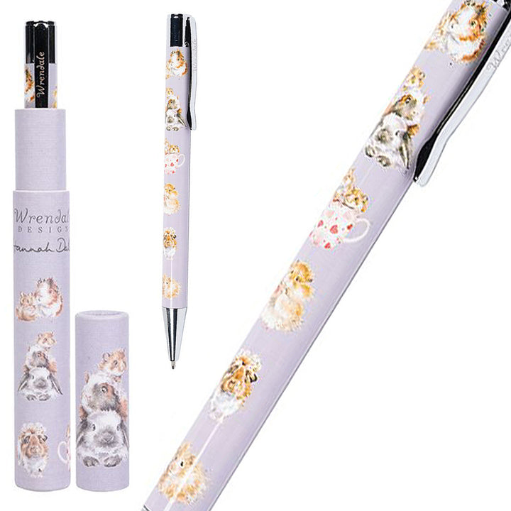 Wrendale Designs Cute Pets Ballpoint Pen in Gift Tube | Mini Gift