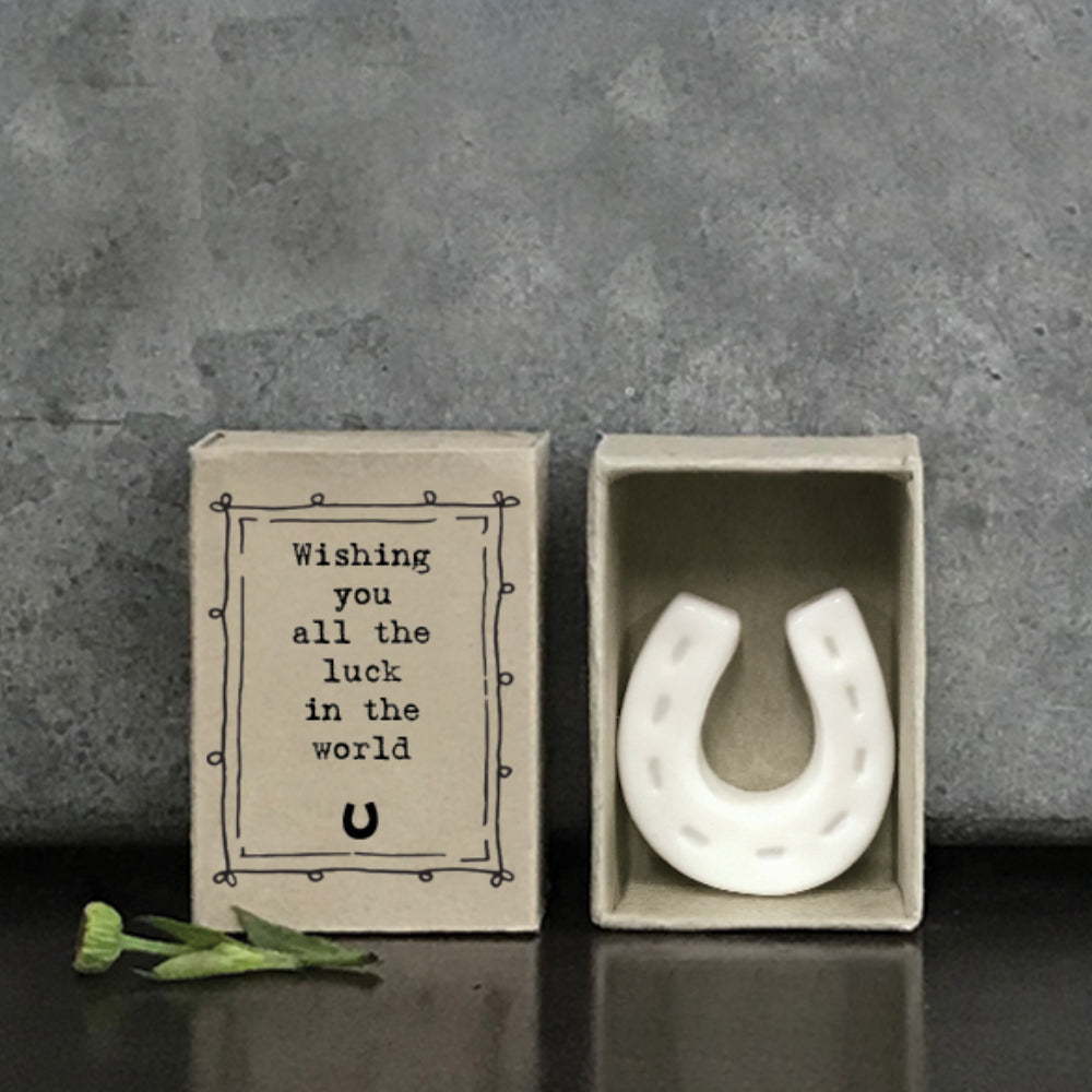 Wishing You All The Luck In The World | Cracker Filler | Matchbox Mini Gift