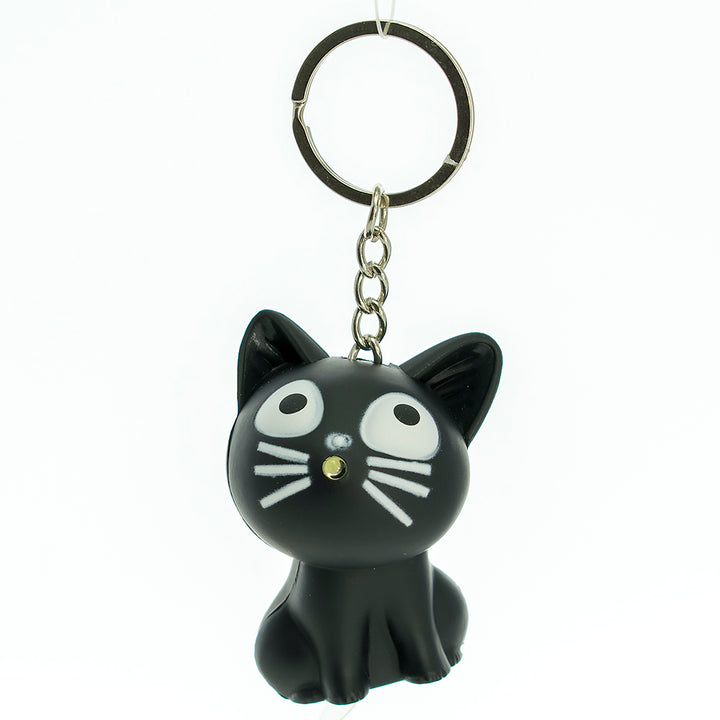 Light Up Pussy Cat Keyring | Single | Mini Gift | Cracker Filler