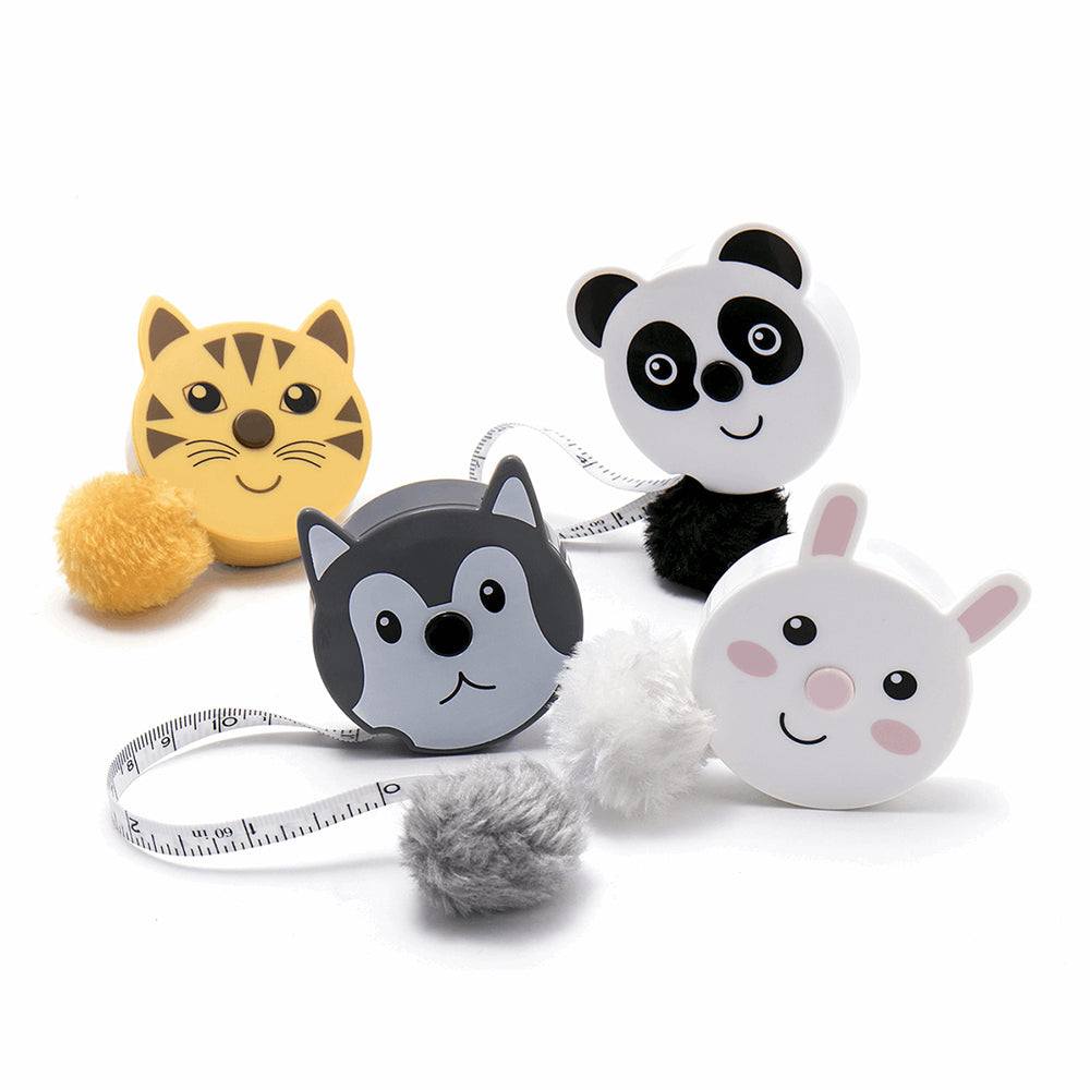 Cute & Fluffy Retractable Tape Measure | Single | Cracker Filler | Mini Gift