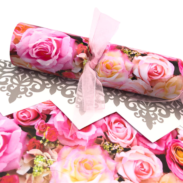 Pink Roses | Cracker Making Craft Kit | Make & Fill Your Own