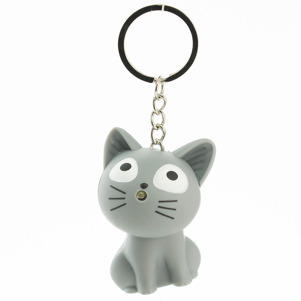 Light Up Pussy Cat Keyring | Single | Mini Gift | Cracker Filler