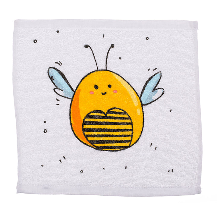 Bee Design Magic Expanding Flannel | Mini Towel | Single | Cracker Filler