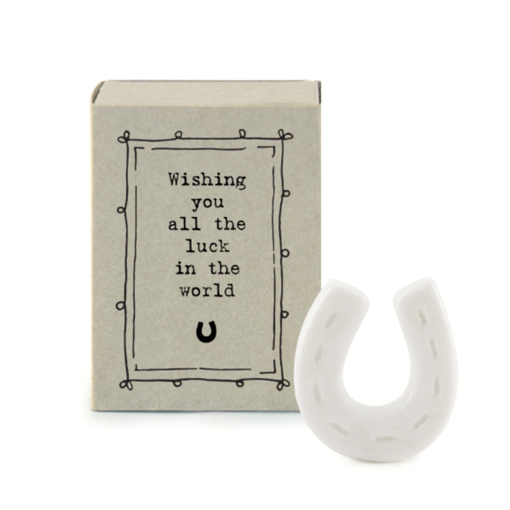 Wishing You All The Luck In The World | Cracker Filler | Matchbox Mini Gift