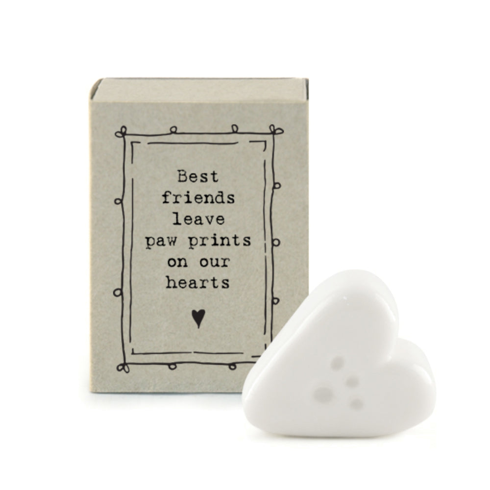 Best Friends Leave Paw Prints on Our Hearts | Cracker Filler | Matchbox Gift