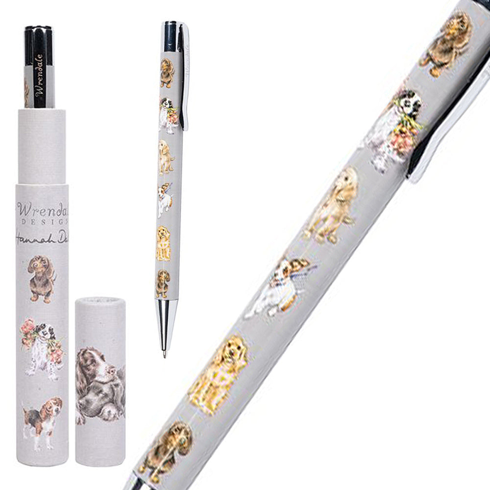 Wrendale Designs Dogs Ballpoint Pen in Gift Tube | Mini Gift