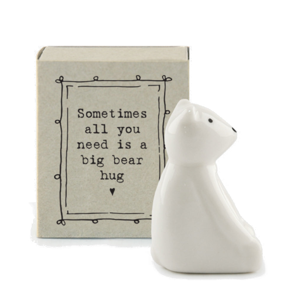 Sometimes All You Need Is A Big Bear Hug | Ceramic Bear | Cracker Filler | Mini Gift