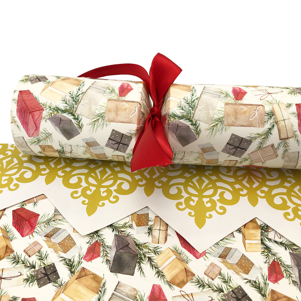 Pine and Presents | Christmas Cracker Making Craft Kit | Make & Fill Your Own